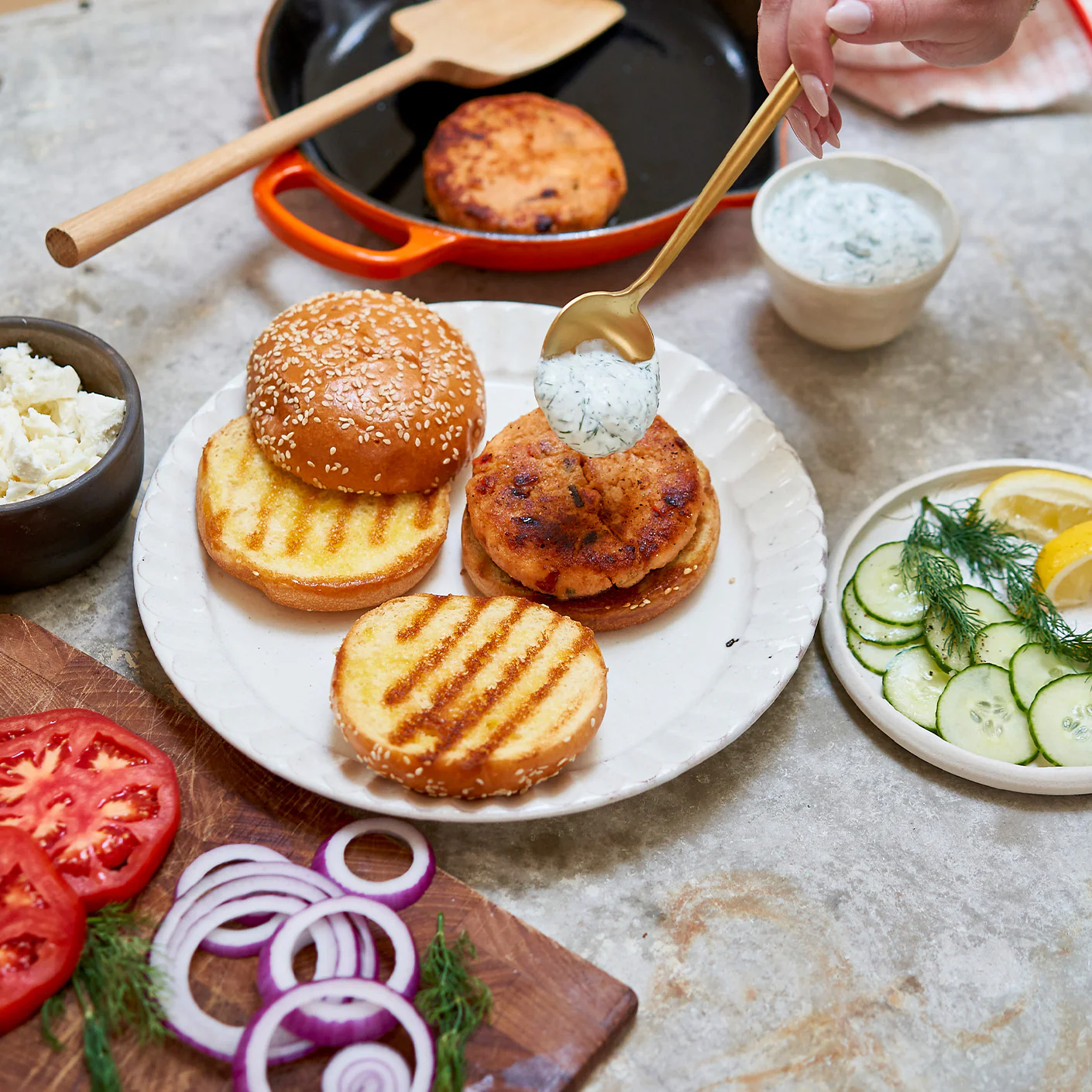 Atlantic Salmon Burgers - Image 3